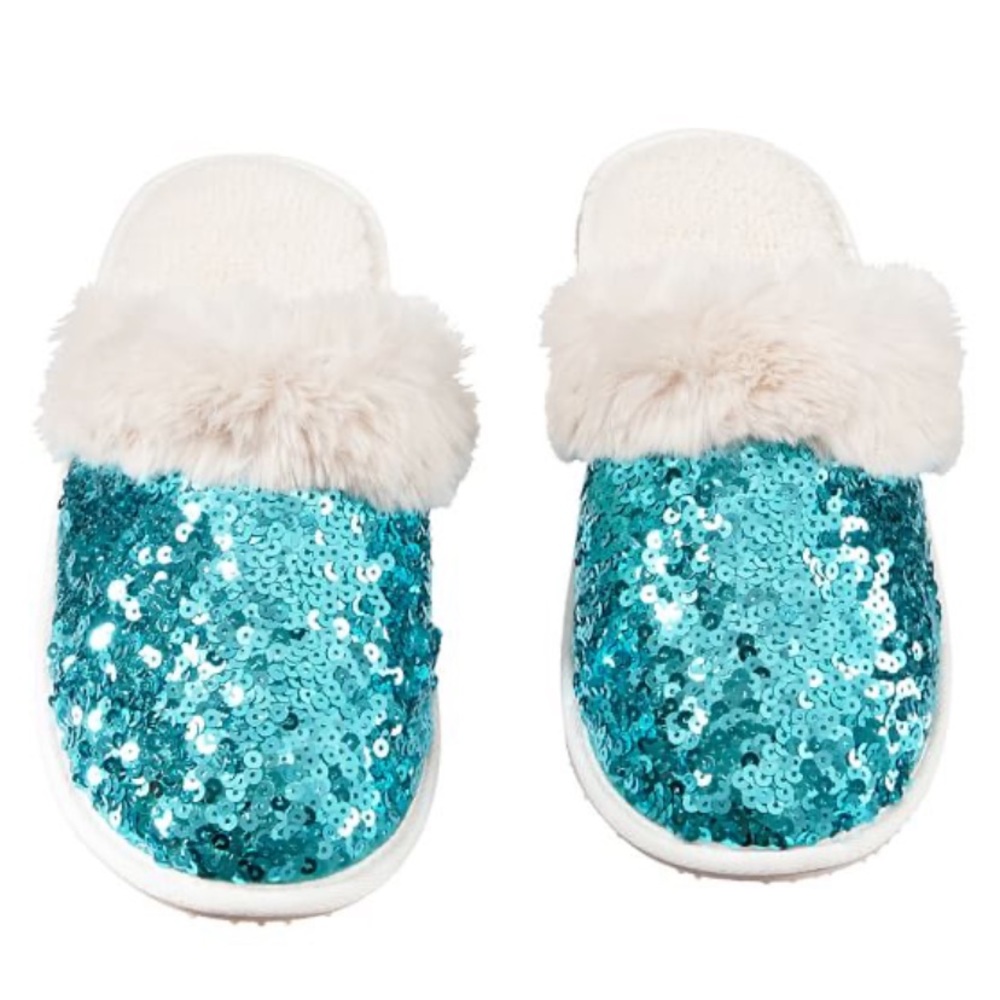 NWT Pottery Barn Sequin Slippers